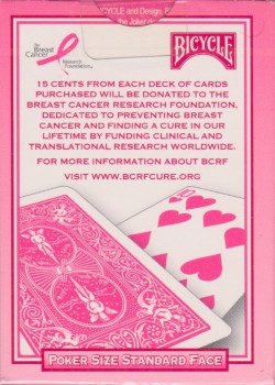 Breast Cancer 3Rd Ed [Bicycle] by USPCC – tuck box back