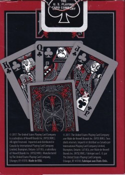 Tragic Royalty (2017) [Bicycle] by The United States Playing Card Company – tuck box back