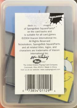 Spongebob Squarepants Clear Plastic by Nickelodeon – tuck box back