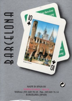 Barcelona by Naipes Comas – tuck box back