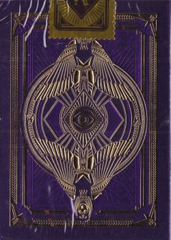 Anubis Shadow by Steve Minty Playing Cards – tuck box back