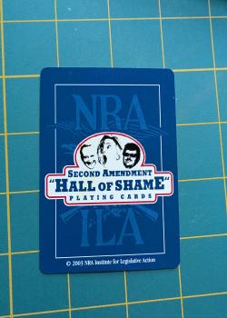 Second Amendment "Hall of Shame" Playing Cards Thumbnail