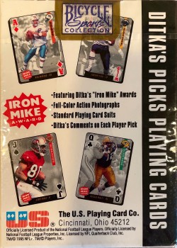Nfl Ditka's Picks 1995 Series by Bicycle – tuck box back