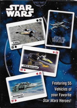 Star Wars Vehicles Of Heroes by Cartamundi – tuck box back