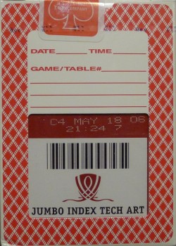 Bee Wynn Icon Jumbo Red by Wynn Casinos – tuck box back