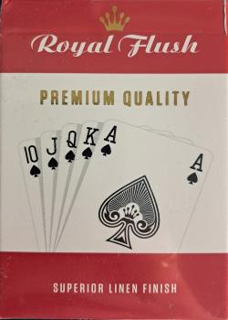 Royal Flush Playing Cards - UK - 3 Pack - Red Thumbnail