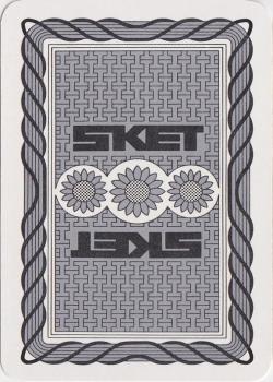 Sket by VEB Altenburger Spielkartenfabrik "Coeur" – tuck box back