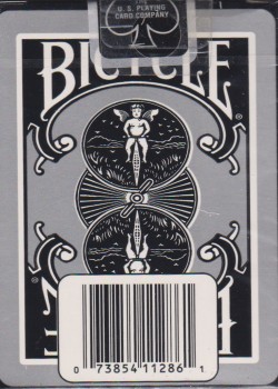 Fashion Silver Canadian [Bicycle] by USPCC – tuck box back