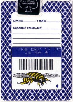Bee Bumble Blue by USPCC – tuck box back