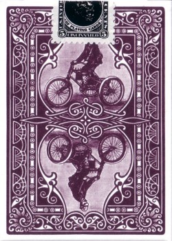 Autocycle No. 1 Purple [Bicycle] by USPCC – tuck box back