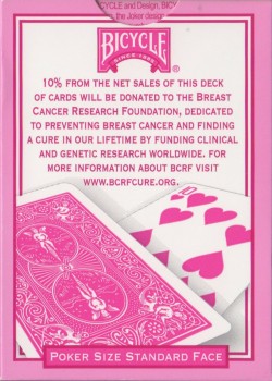 Breast Cancer 2Nd Ed [Bicycle] No Seal by USPCC – tuck box back