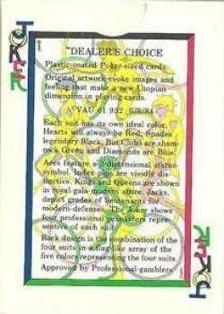 Dealers Choice by The George C. Matteson Co. INC (GEMACO) – tuck box back