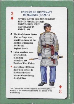 Uniforms Of The Civil War by US Games System – tuck box back