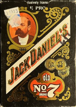 Jack Daniel’s Old No. 7 (No.6632) by Hoyle Products – tuck box back