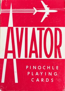 Aviator Pinochle 918 - Red (1988) Thumbnail