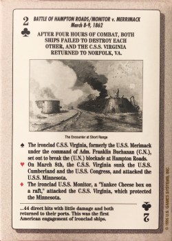 Famous Battles Of The Civil War by US Games System – tuck box back