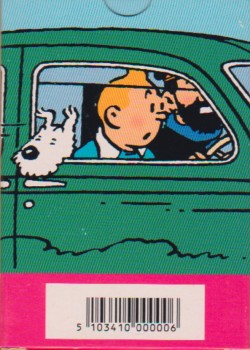 Tintin Et Les Voitures by Hergé-Moulinsart – tuck box back