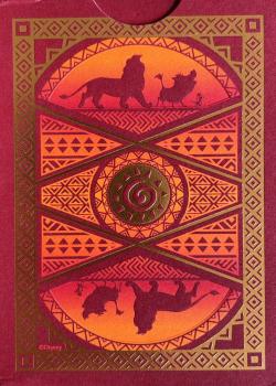Lion King [Bicycle] by The United States Playing Card Company – tuck box back