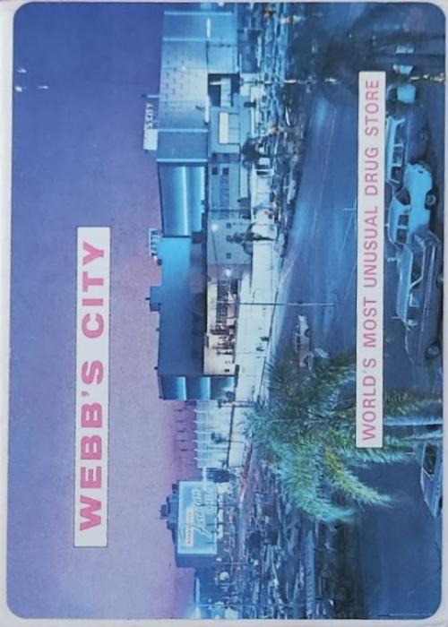 Webb's City world's most unusual drug store Card Detail Image