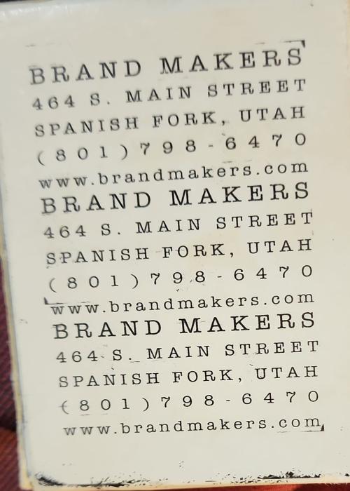 Brand Makers Card Detail Image