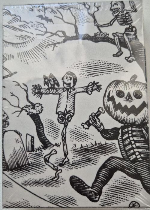 Fulton's October Tombstone Inverse Limited Edition Card Detail Image