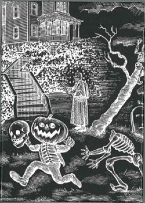 October V2 Playing Cards Inversed Steven Noble Box Card Detail Image