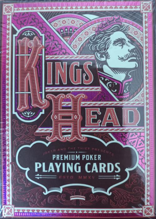 King's Head (Purple & Rose) Card Detail Image