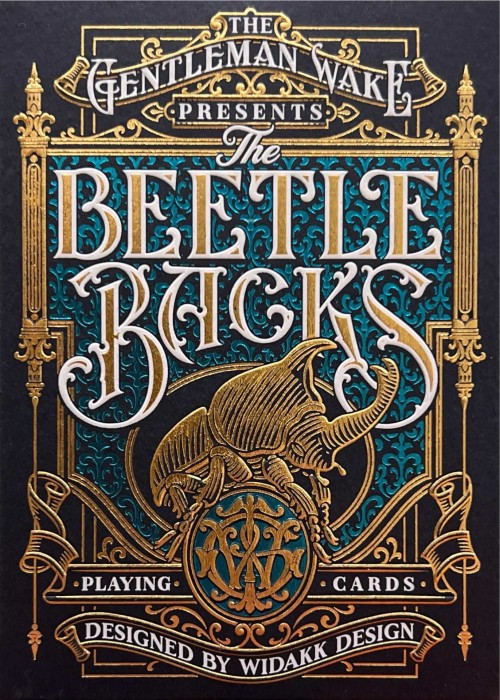 The Beetle Backs Cobalt Card Detail Image