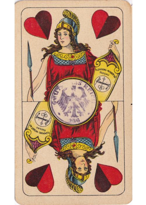 Preussisches Doppelbild / Prussian pattern by Flemming & Wiskott in Glogau Card Detail Image