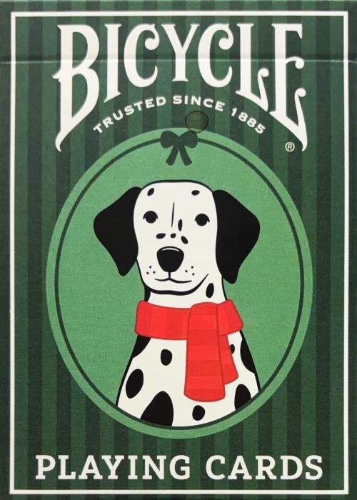 Dalmatians (Green) [Bicycle] Card Detail Image