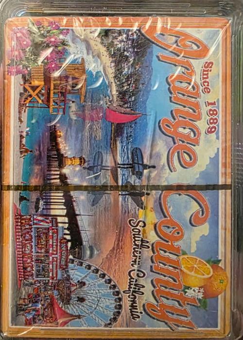Orange County Southern California Souvenir Card Detail Image
