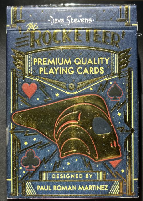 Rocketeer Blue Gilded Card Detail Image