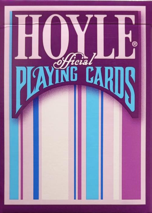 Hoyle Stripes Purple/Pink Card Detail Image