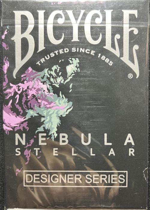 Nebula Stellar Gilded Green [Bicycle] Card Detail Image