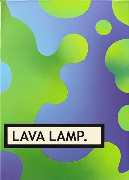 Lava Lamp Blue-Green Card Detail Image