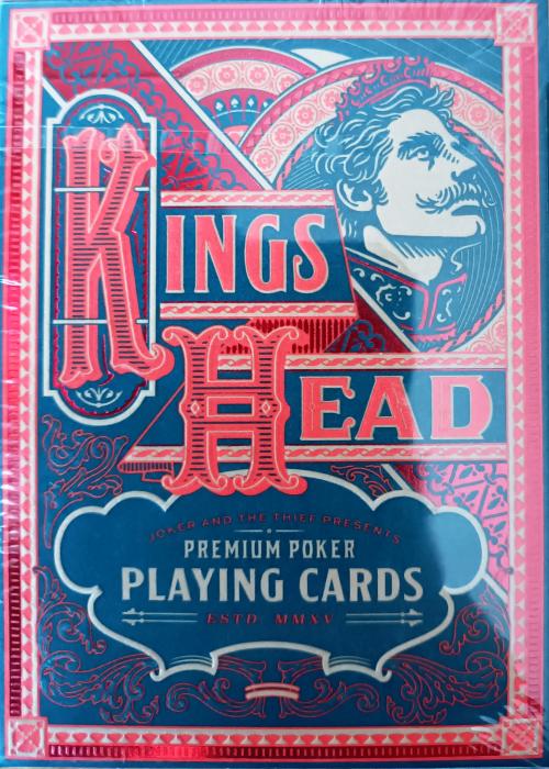 King's Head (Red & Blue) (Gilded) Card Detail Image