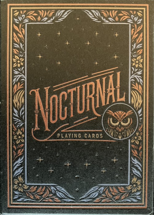 Nocturnal Blue Gilded Card Detail Image