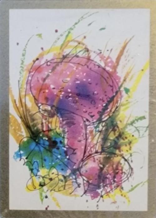 Psychedelic Mushroom Card Detail Image