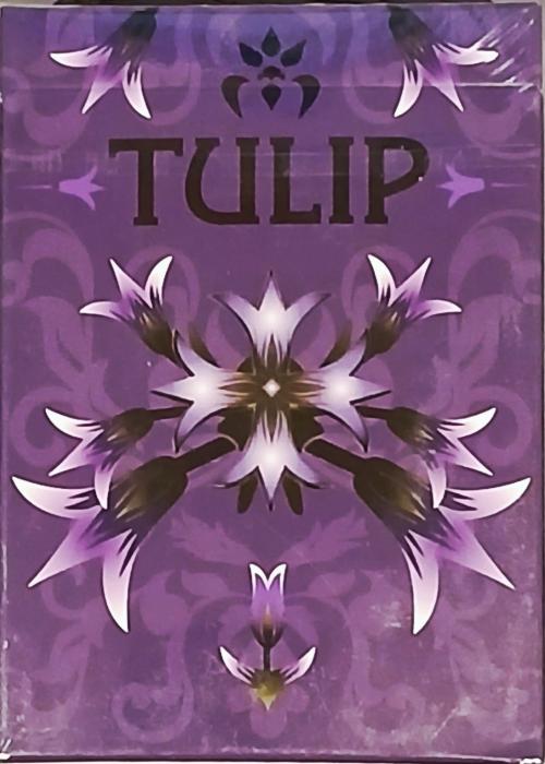Grand Purple Tulip Gilded Card Detail Image