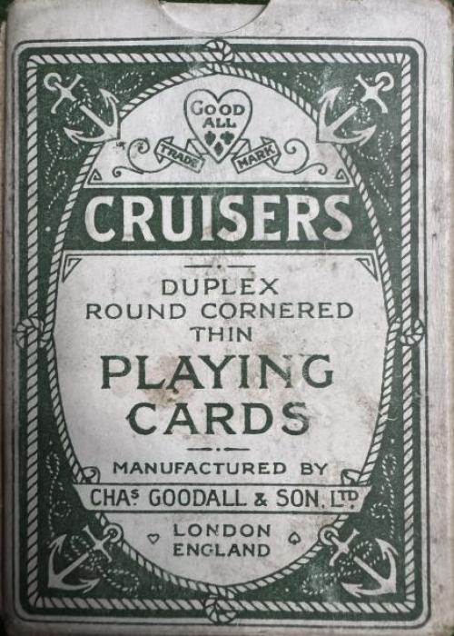 Vintage Chas. Goodall Cruisers Playing Cards Card Detail Image