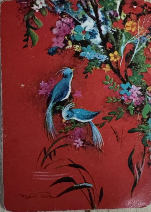 Western Publishing Red Bird Card Detail Image