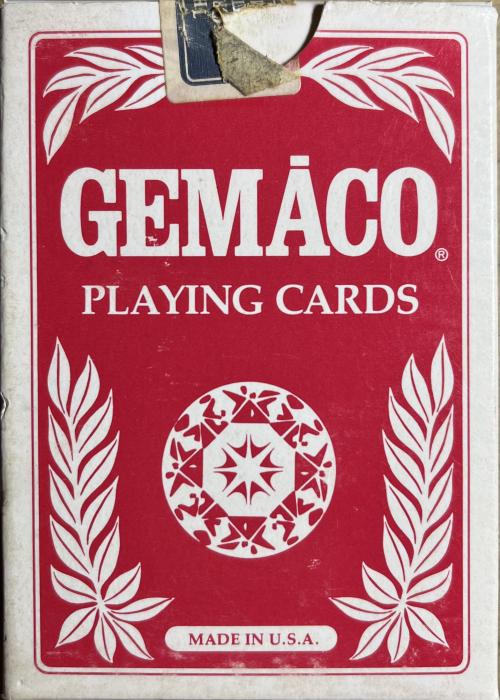 Gemaco Red, Country Club of St. Albans Card Detail Image
