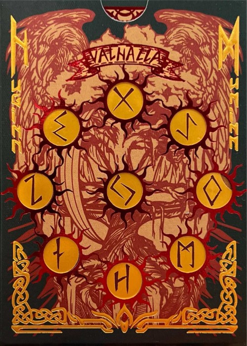 Norse Myths Yggdrasil Gilded Card Detail Image