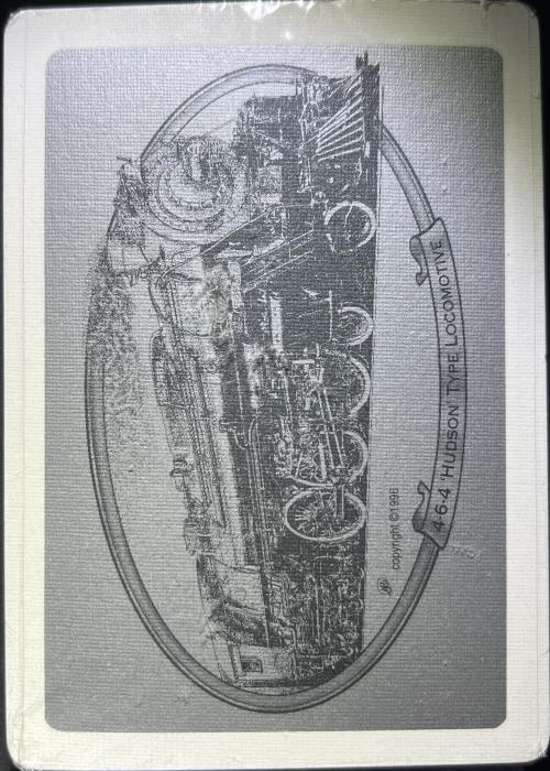 4-6-4 Hudson Type Locomotive Card Detail Image