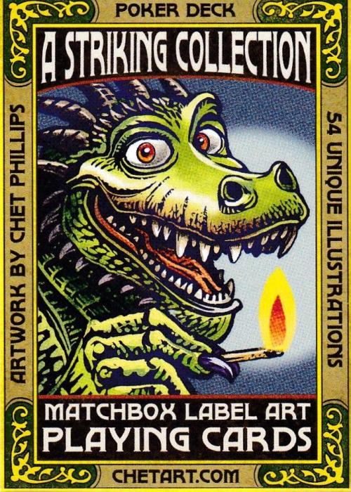 A Striking Collection - Matchbox Label Art Playing Cards Card Detail Image