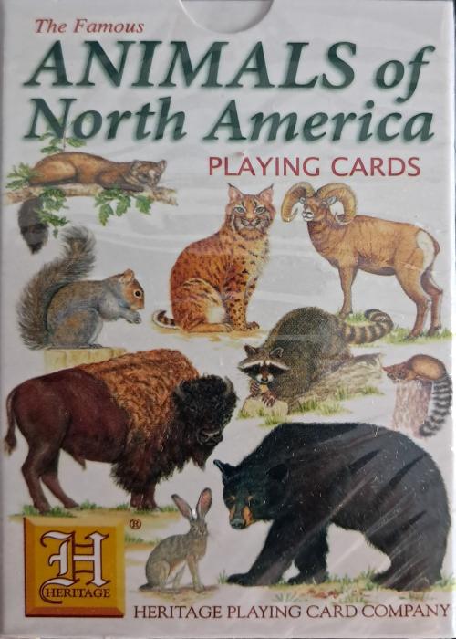 Animals of North America - Heritage Playing Card Company Card Detail Image