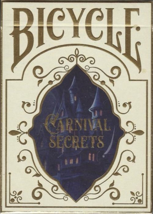 Carnival Secrets Beige Gilded [Bicycle] Card Detail Image