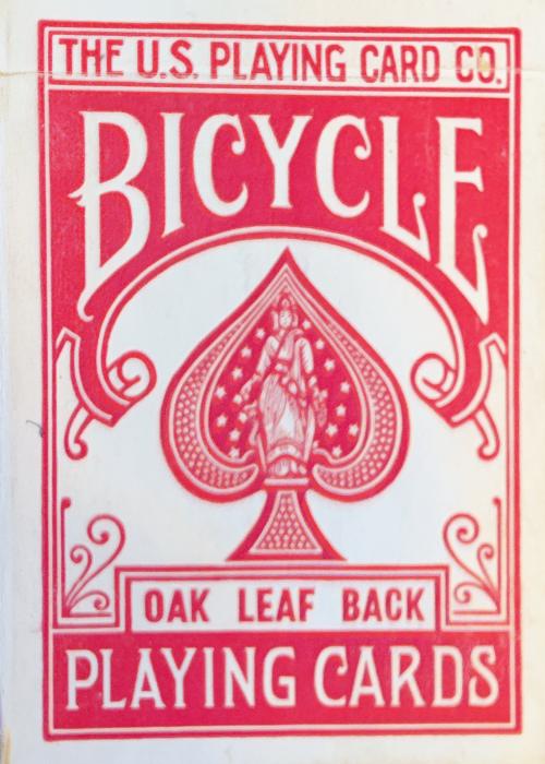 Oak Leaf Back Card Detail Image