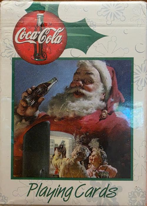 Coca Cola Santa Card Detail Image