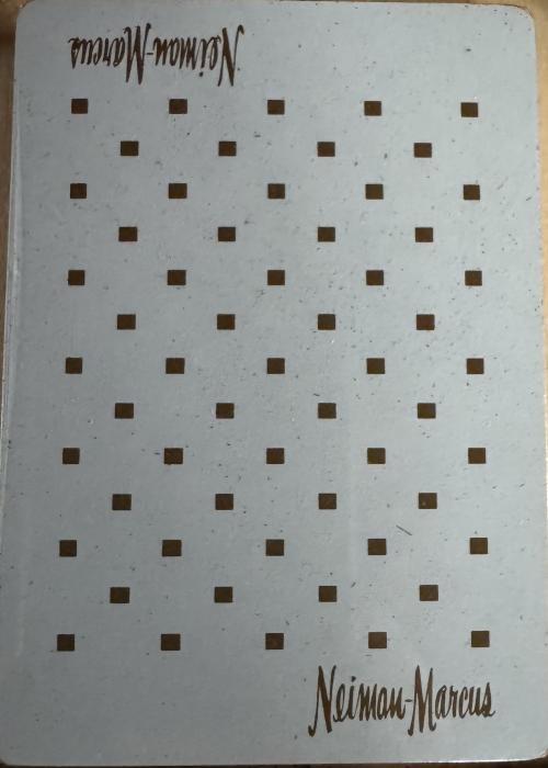 Neiman-Marcus Bridge Playing Cards Card Detail Image